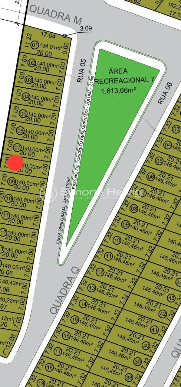 Terreno à venda, 140m², Columbia City - Guaíba